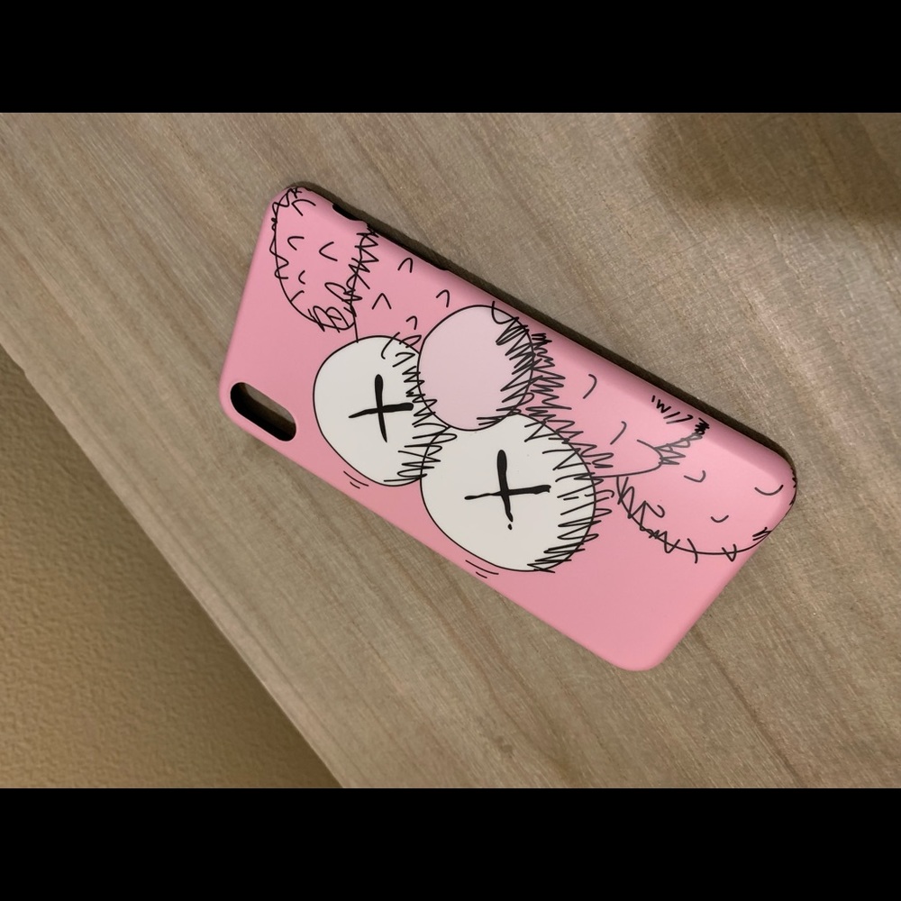 PINK KAWS ELMO IPHONE XS MAX CASE